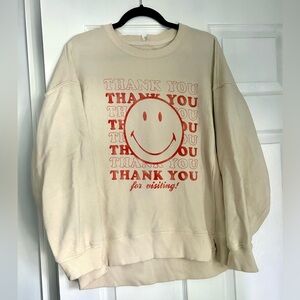Aerie Thank You Crewneck Sweater